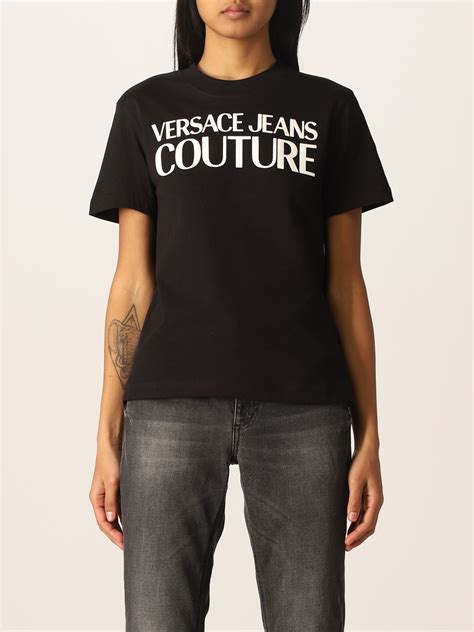 versace jeans tshirt schwarz weiss|versace jeans couture official site.